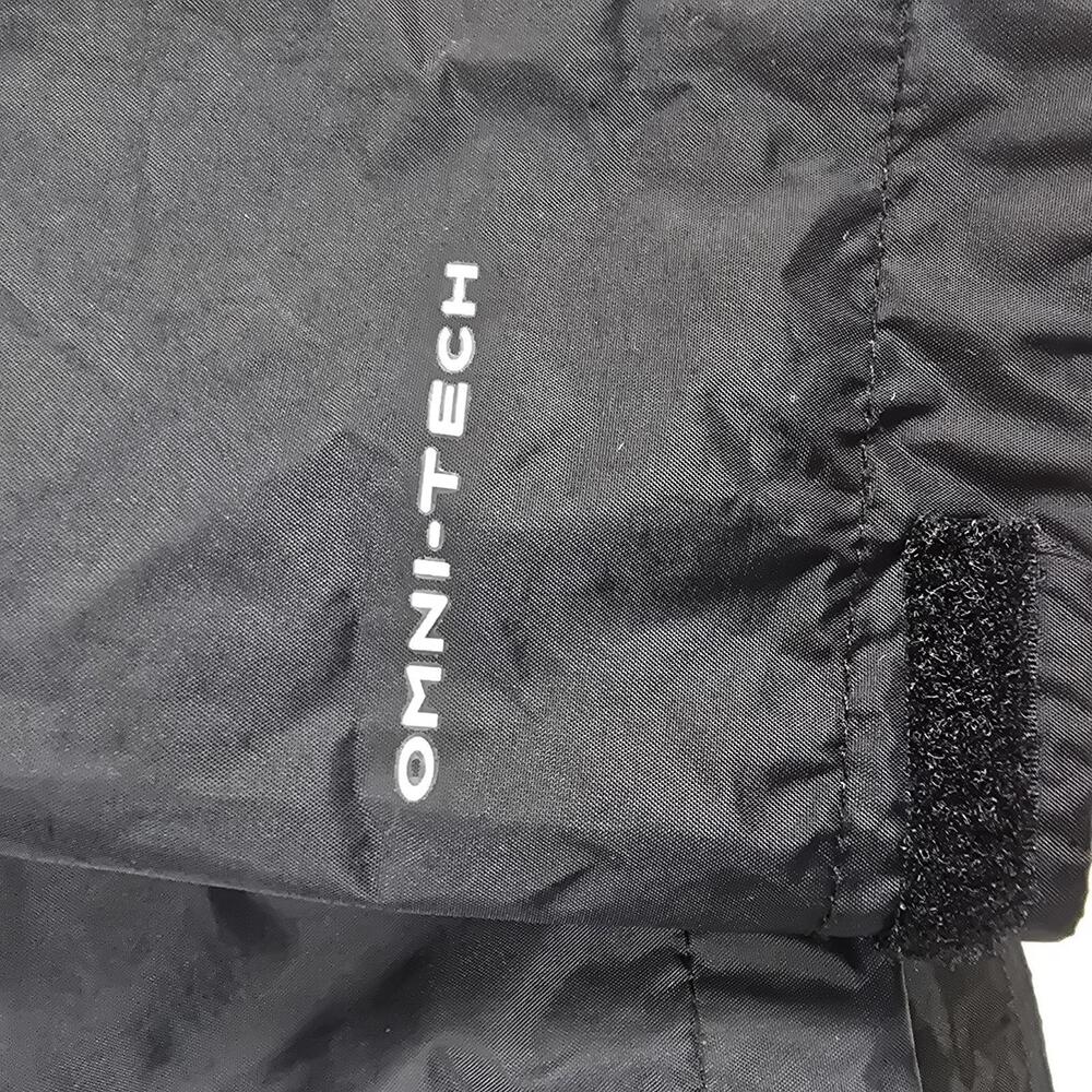 Columbia Omni-Tech Black Waterproof Jacket, Size Small - Picture 5 of 9